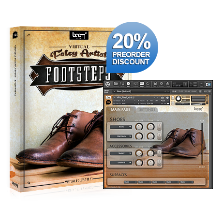 [NEW PRE-RELEASE] VIRTUAL FOLEY ARTIST FOOTSTEPS