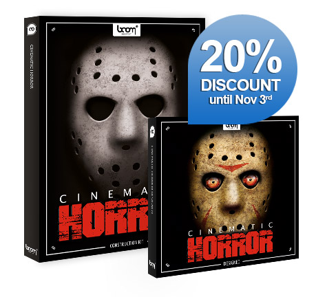 Cinematic Horror Sound Effects Library Product Box