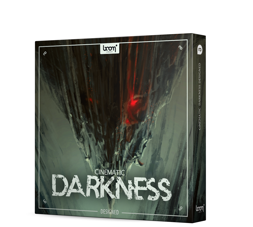 Cinematic Darkness Sound Effects Library Designed Product Box