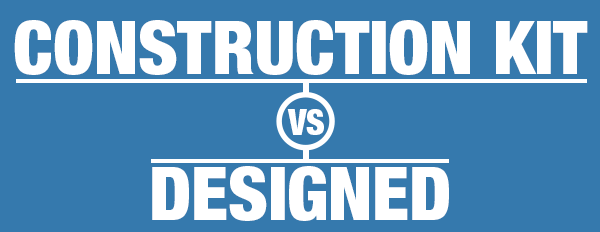 [BEHIND THE SCENES] The difference between CONSTRUCTION KIT and DESIGNED
