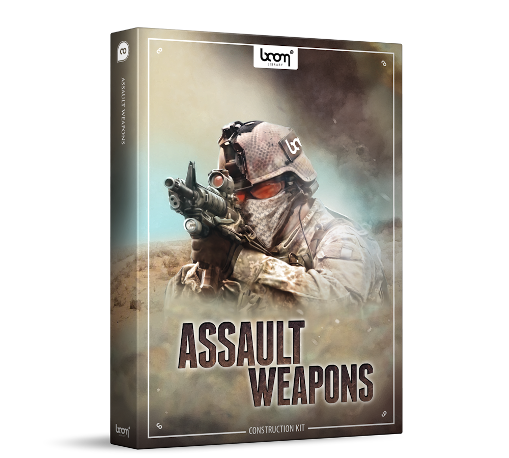 Assault Weapons Sound Effects Library Product Box