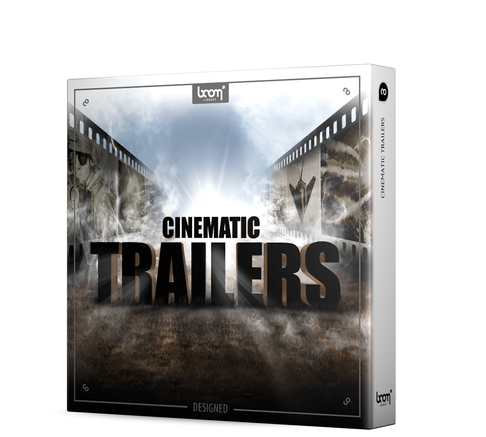 Cinematic Trailers Sound Effects Designed Library Product Box