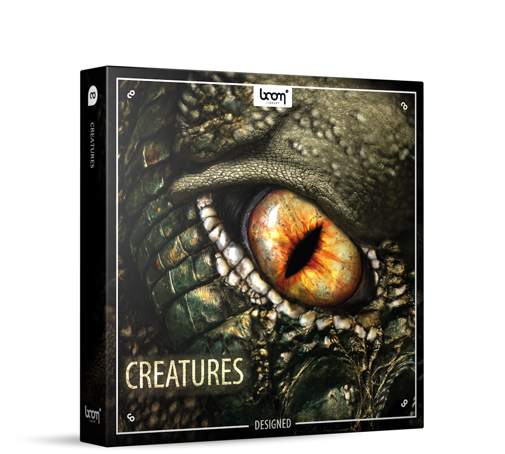 Creatures Sound Effects designed Library Product Box