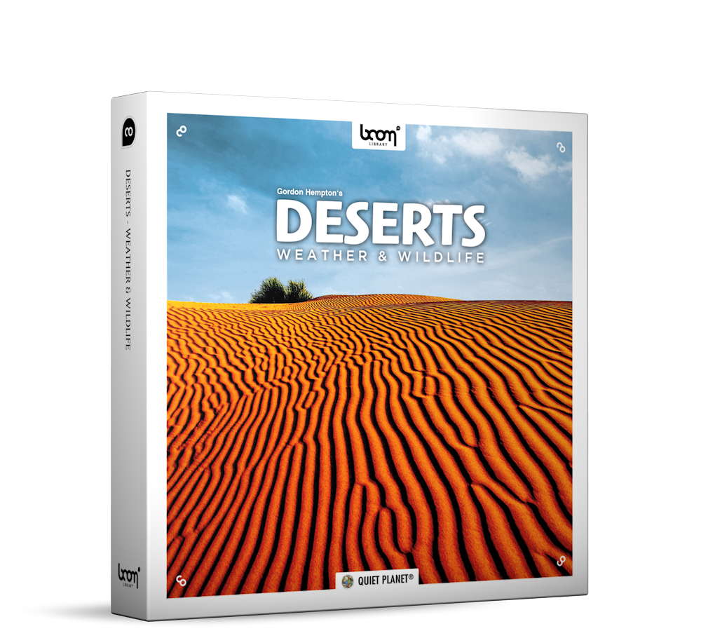 Deserts Nature Ambience Sound Effects Library Product Box