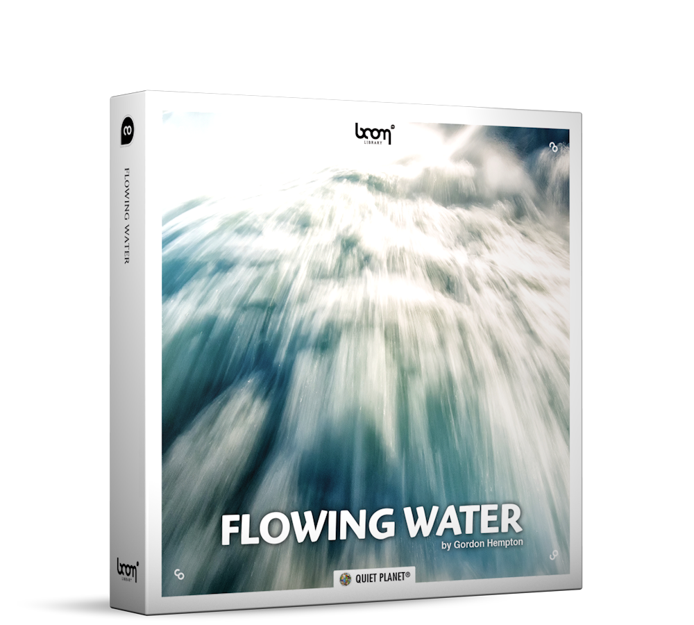 Flowing Water Nature Ambience Sound Effects Library Product Box