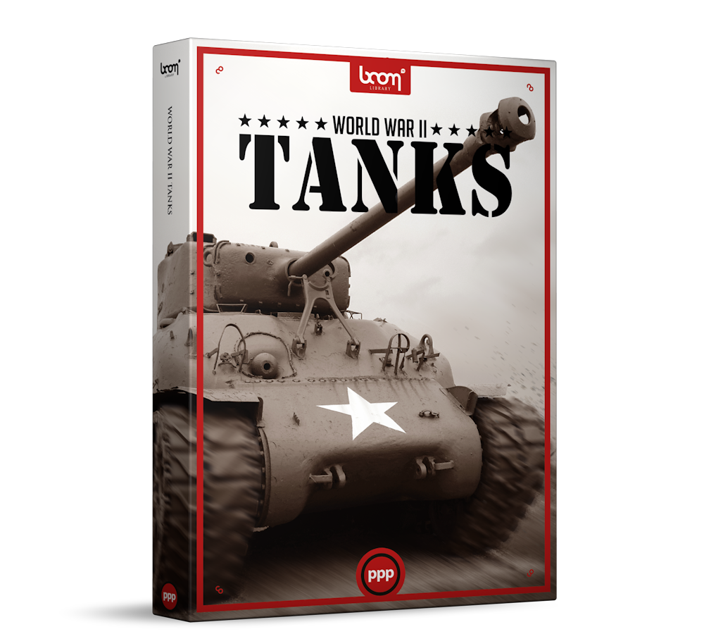 World War Tanks Sound Effects Library Product Box