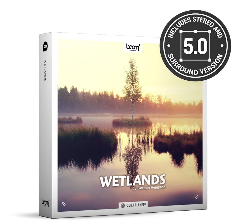 Wetlands Nature Ambience Sound Effects Library Product Box