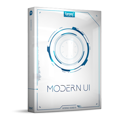 BOOM Library user interface sound effects modern UI product packshot