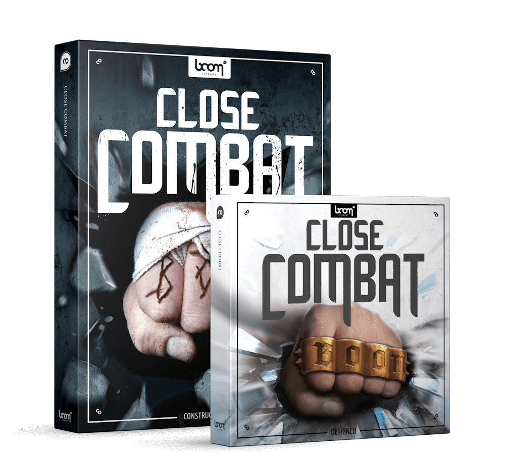 Close Combat Fight Sound Effects Bundle Product Box by BOOM Library