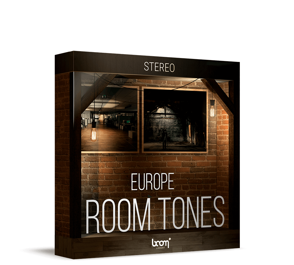 BOOM Library Stereo Room Tones Europe Sound Effects Product Packshot