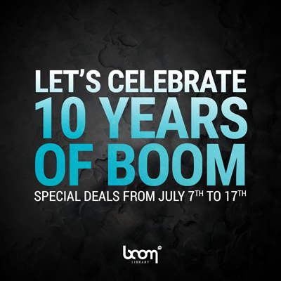 BOOM GOES 10. LET’S CELEBRATE!