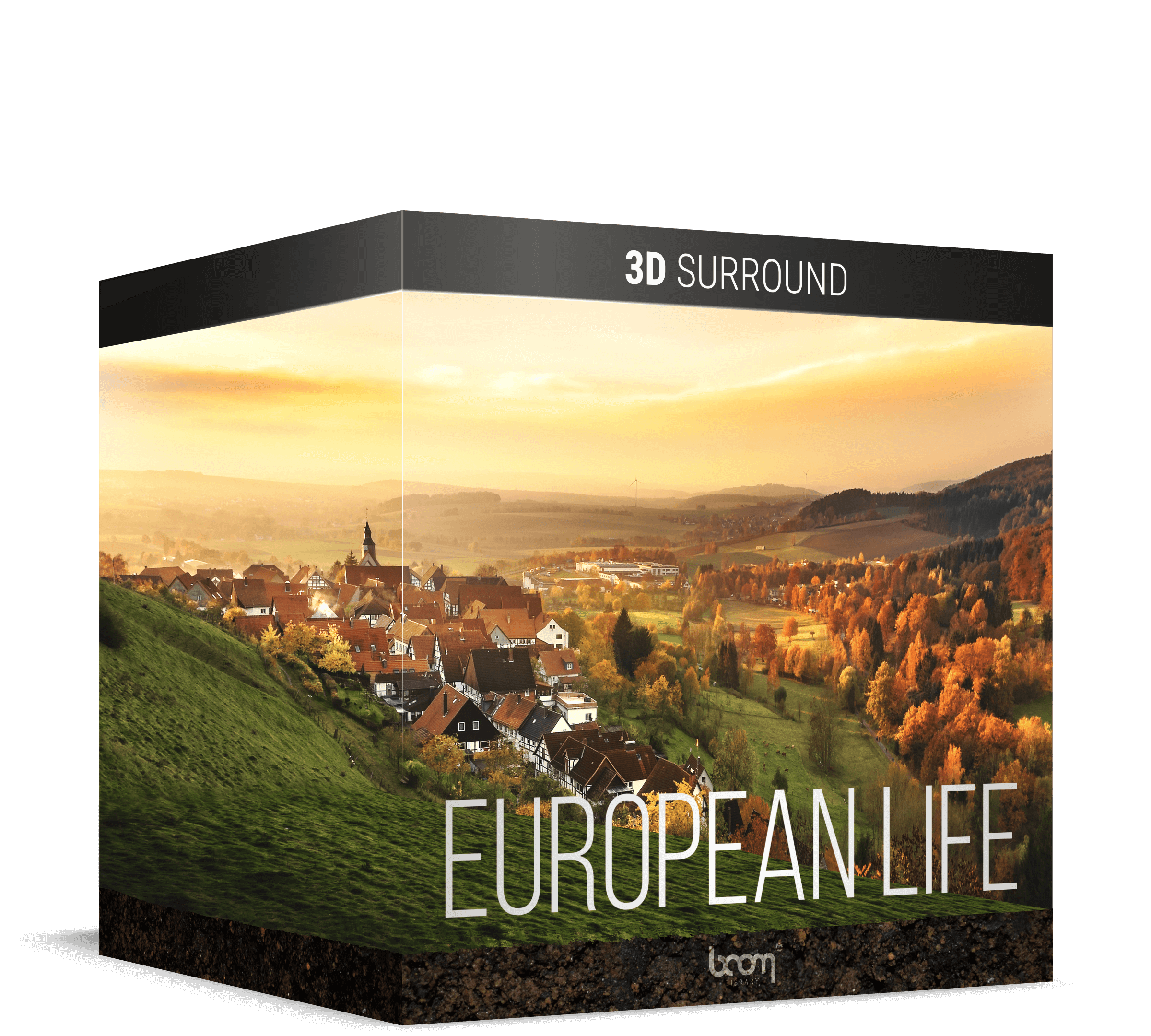 BOOM Library 3D Surround european life sound effects packshot