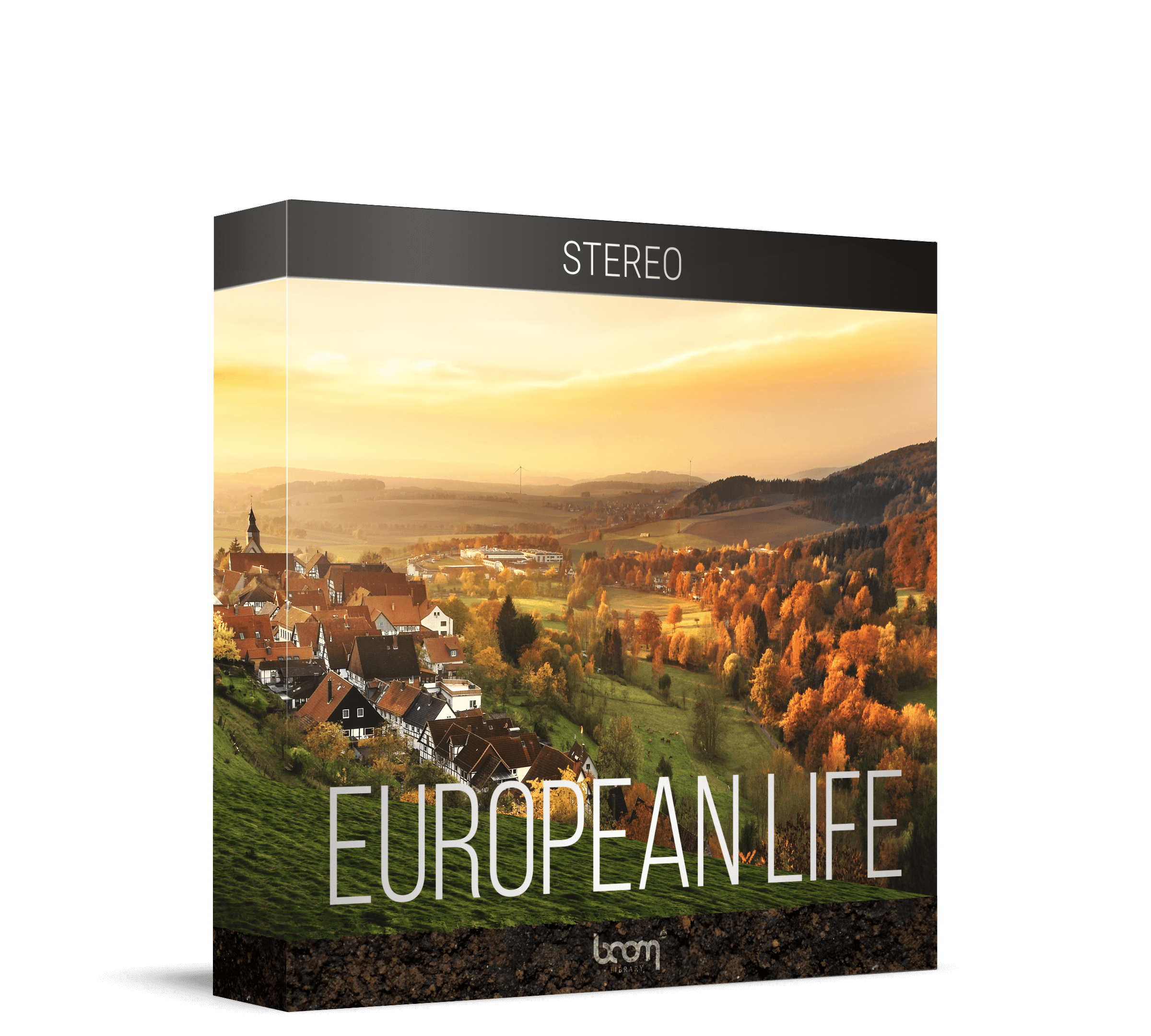 BOOM Library stereo european life sound effects packshot