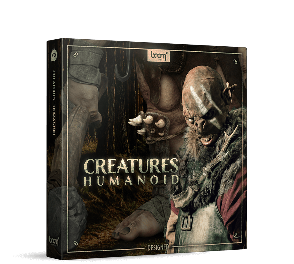 BOOM Library Creatures Humanoid sound effects designed