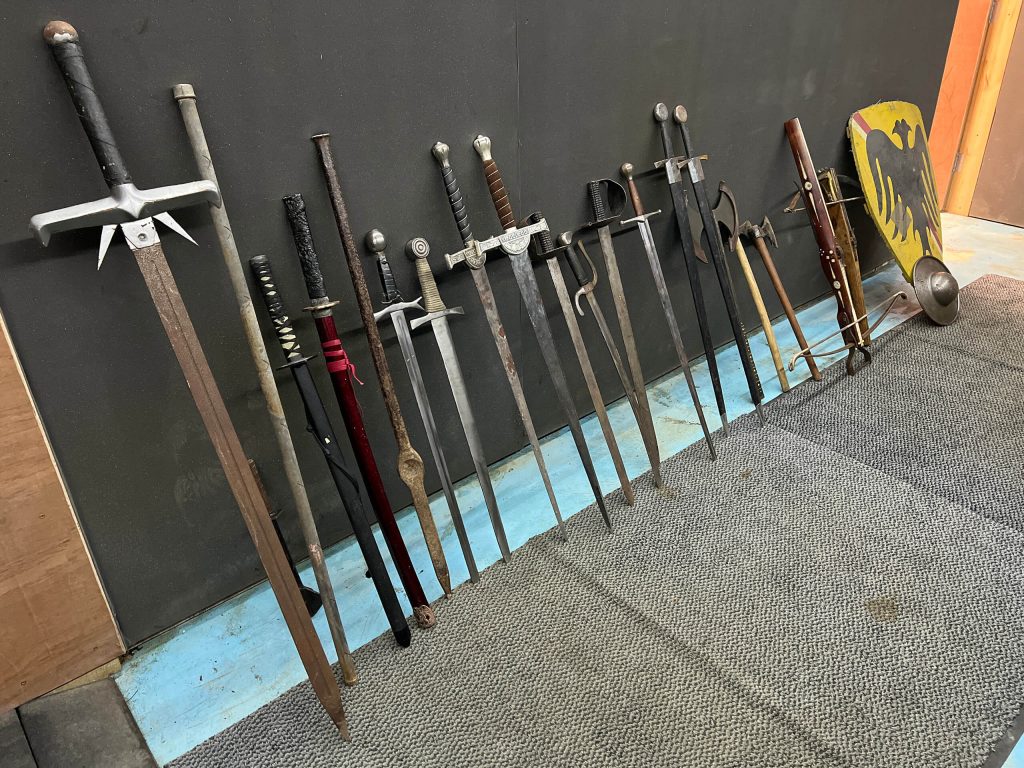 BOOM Library recording swordes sound effects