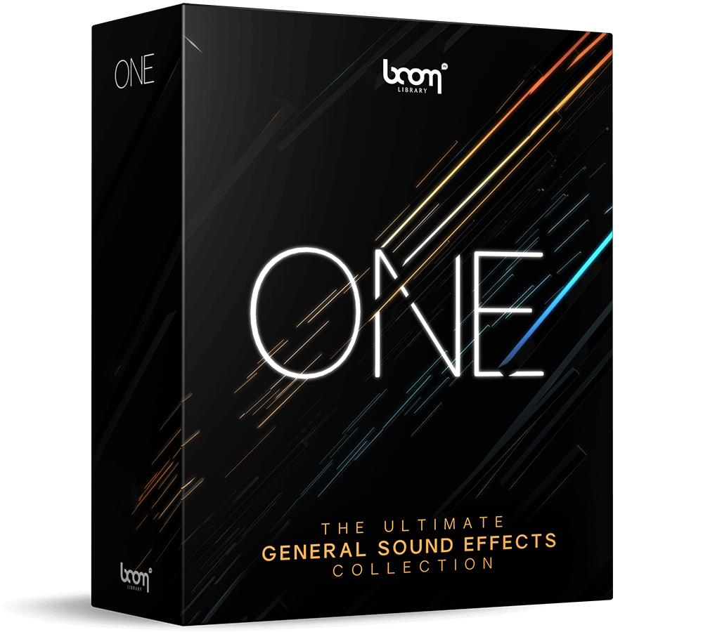 BOOM ONE general sound effects collection packshot