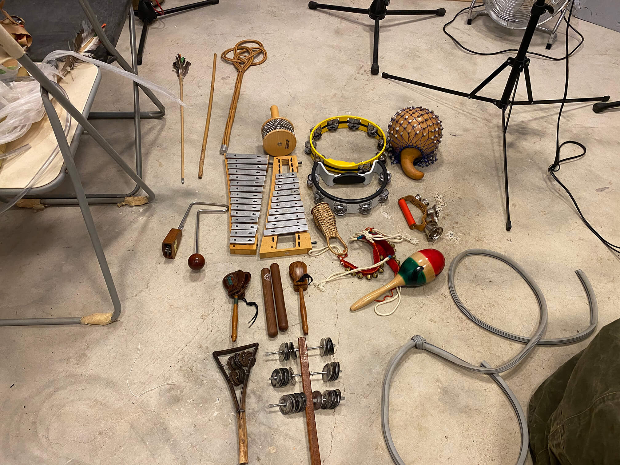 xylophones and shakers